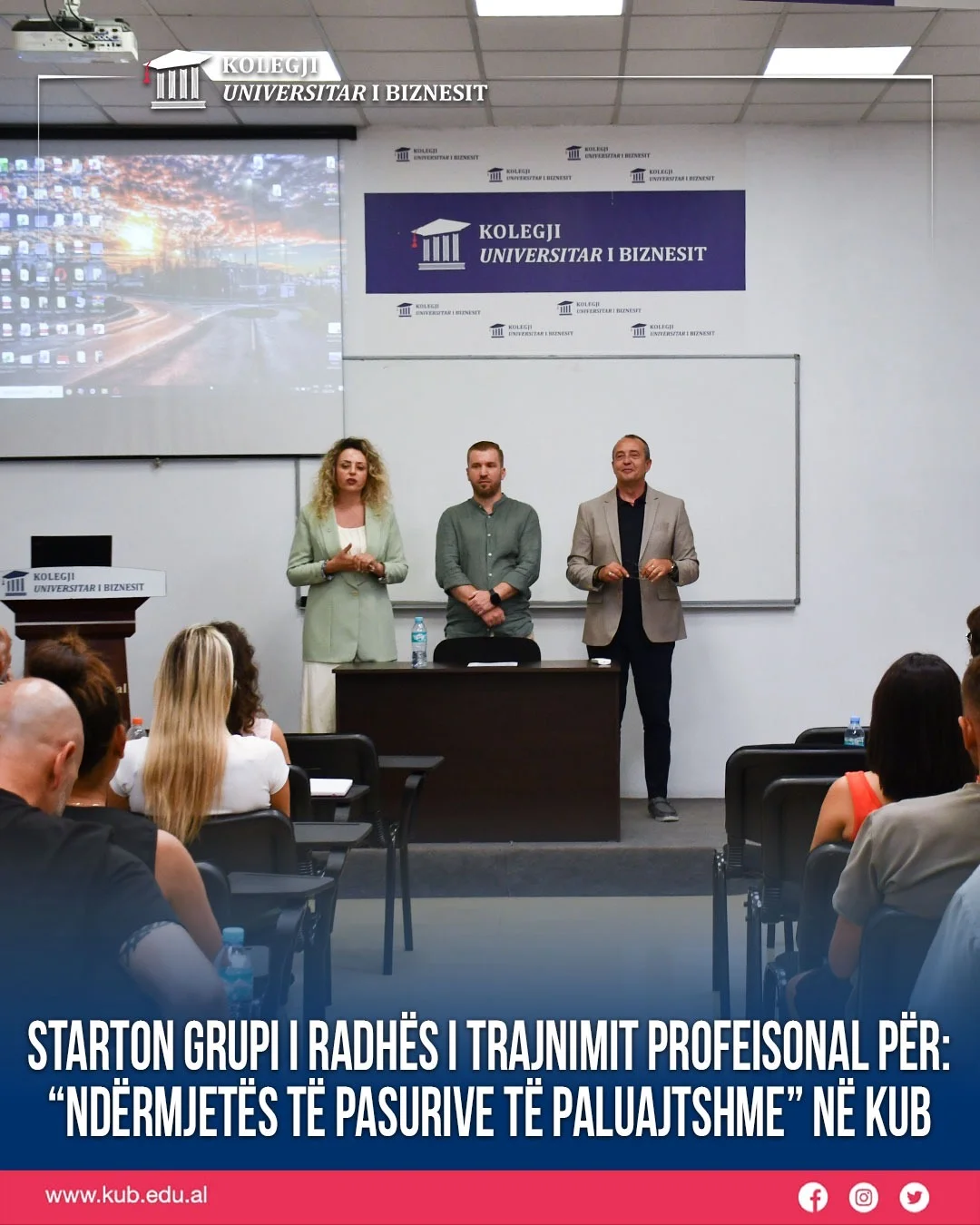 Starton grupi i radhës i trajnimit profesional për “Ndërmjetës të Pasurive të Paluajtshme” në KUB