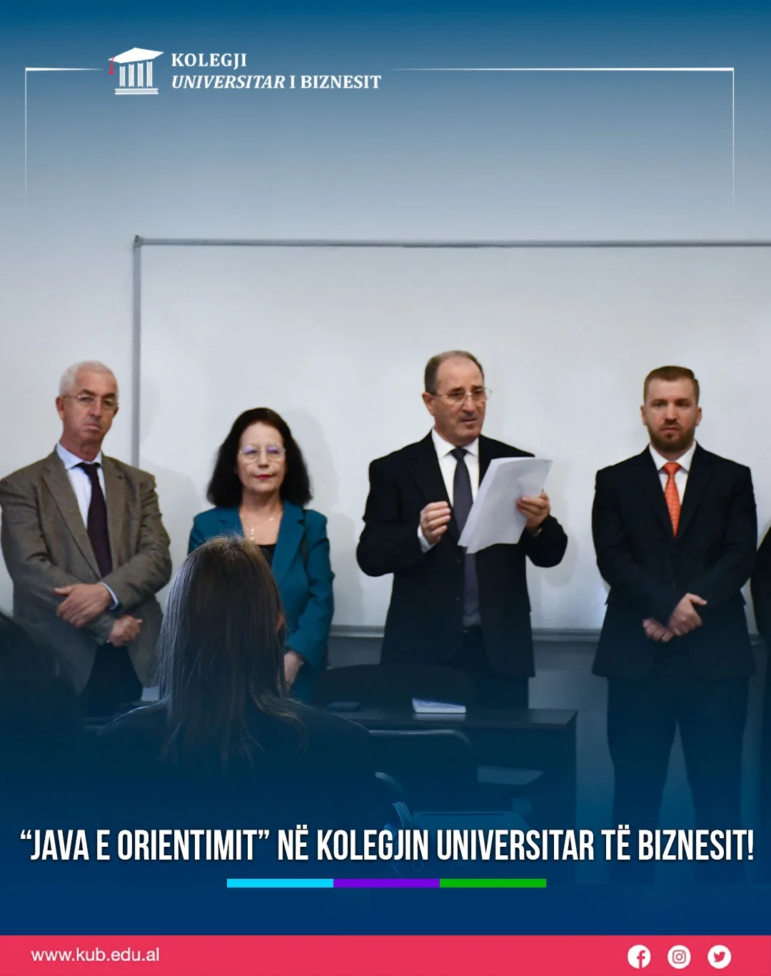 “Java e orientimit” në Kolegjin Universitar të Biznesit