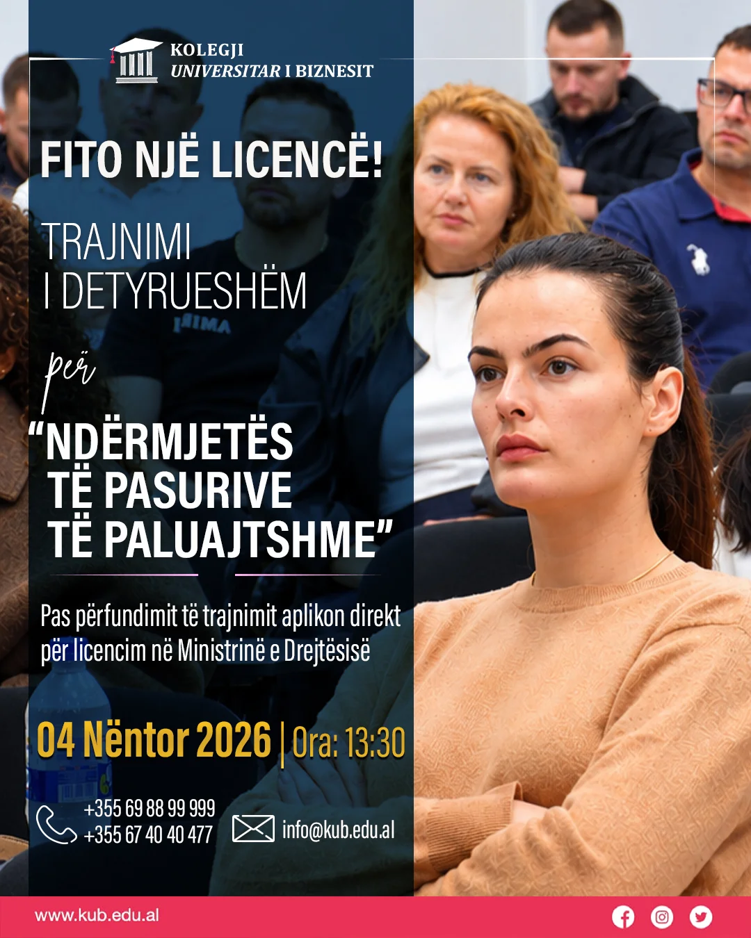Starton trajnimi për “Ndërjmetës të Pasurive të Paluajtshme” në KUB