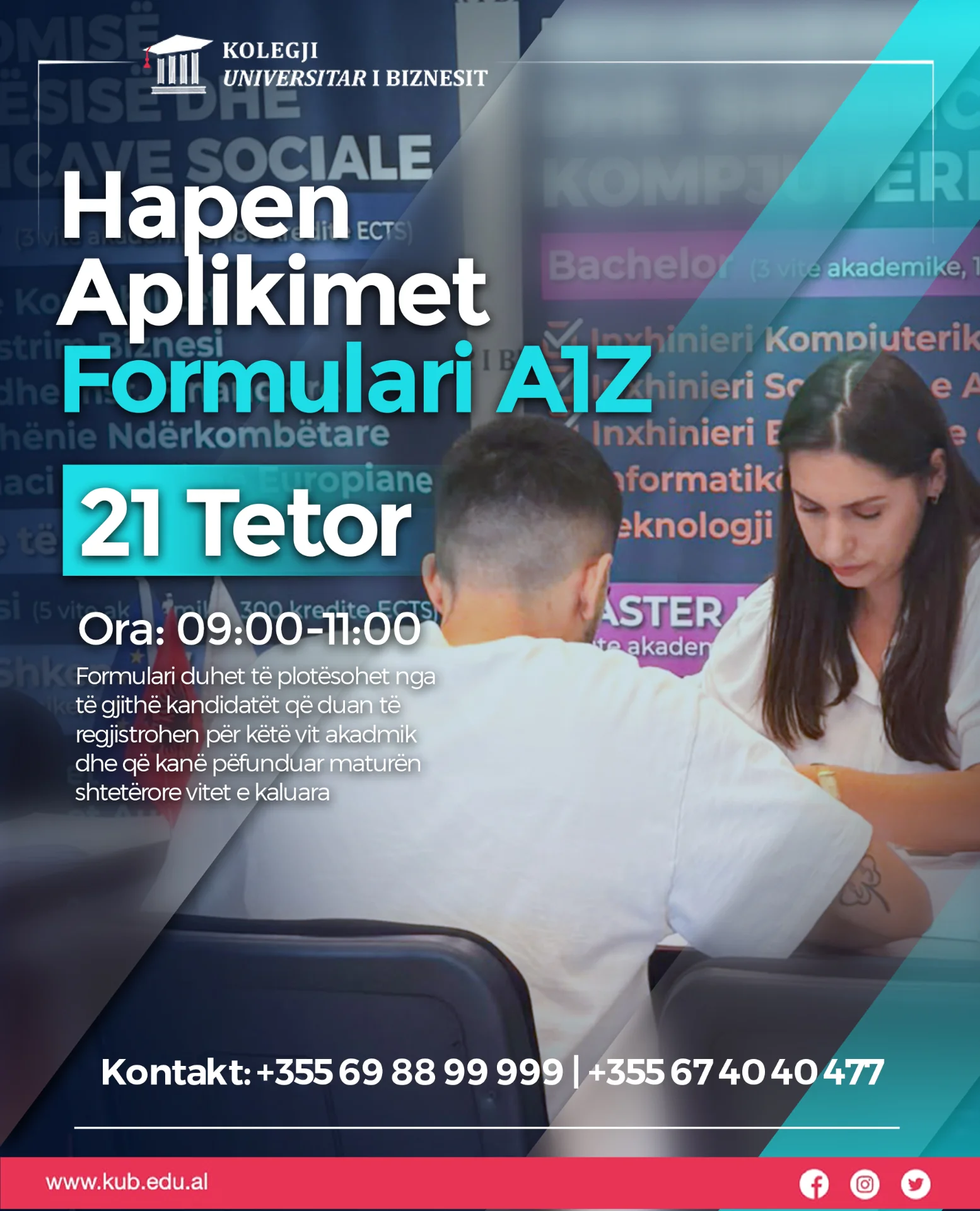 21 Tetor 2026, Hapen aplikimet për plotësimin e formularit A1Z
